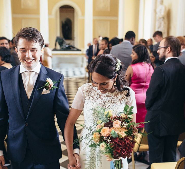 Bride & Groom Syon Park Wedding Ceremony