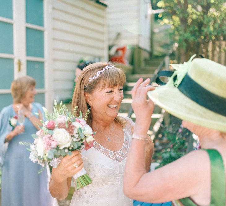 Bride in Jenny Packham Wedding Dress