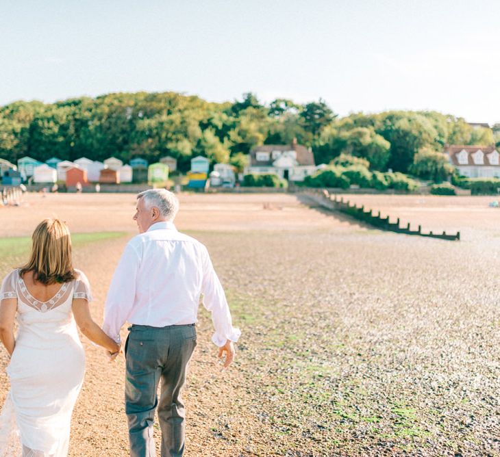 Bride & Groom Beach Portrait