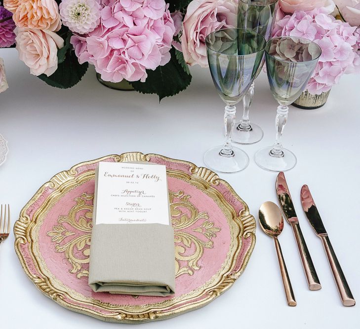 Beautiful Place Setting Inspiration For Your Wedding Day