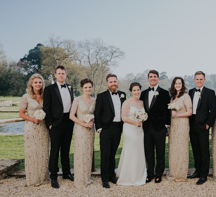 Bridesmaids In Embellished Gowns By No 1 Jenny Packham