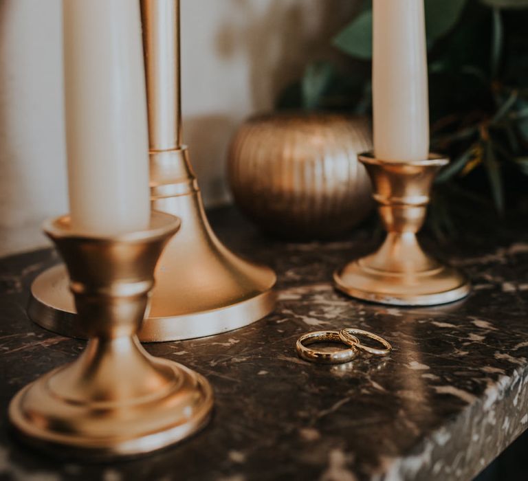 Classic Black Tie Wedding With Navy & Gold Colour Palette At Rockbeare Manor With Images By Kate Gray Photography