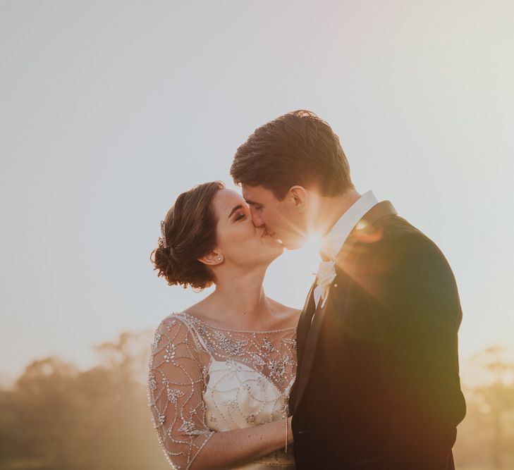 Classic Black Tie Wedding With Navy & Gold Colour Palette At Rockbeare Manor With Images By Kate Gray Photography