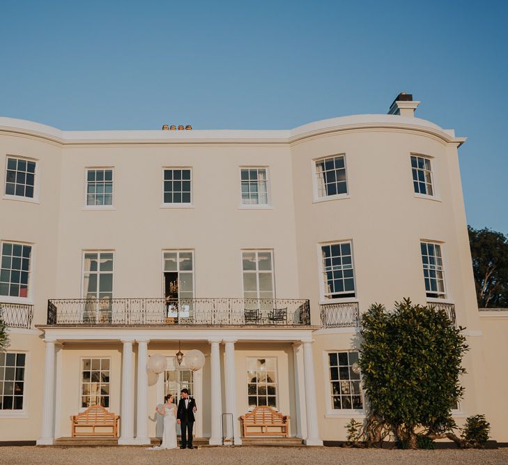 Classic Black Tie Wedding With Navy & Gold Colour Palette At Rockbeare Manor With Images By Kate Gray Photography