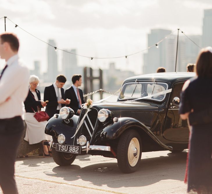 Elegant Wedding Trinity Buoy Wharf Foliage Installation & Festoon Light Decor With Bride In 20s Inspired Gown By Poppy Perspective Images Frances Sales