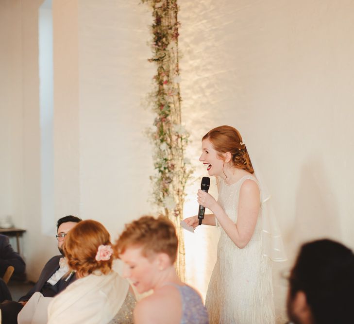 Bride Making Speech At Wedding | Images by Frances Sales