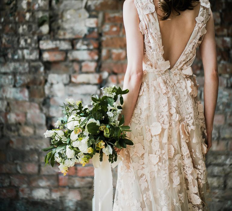 Halfpenny London Wedding Dress | Clemence in Blush