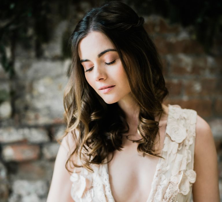 Halfpenny London Wedding Dress | Clemence in Blush