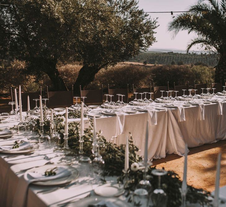 Elegant Outdoor Wedding Reception