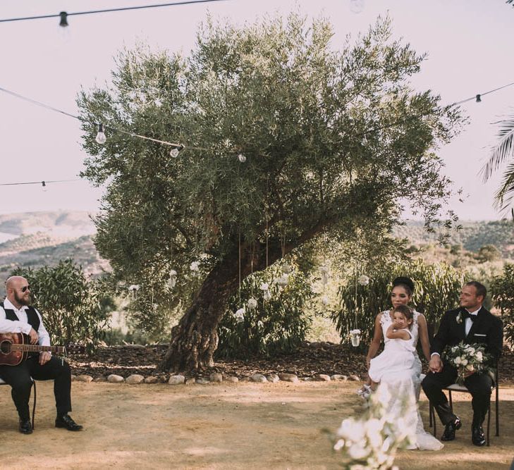 Outdoor Spanish Wedding Ceremony