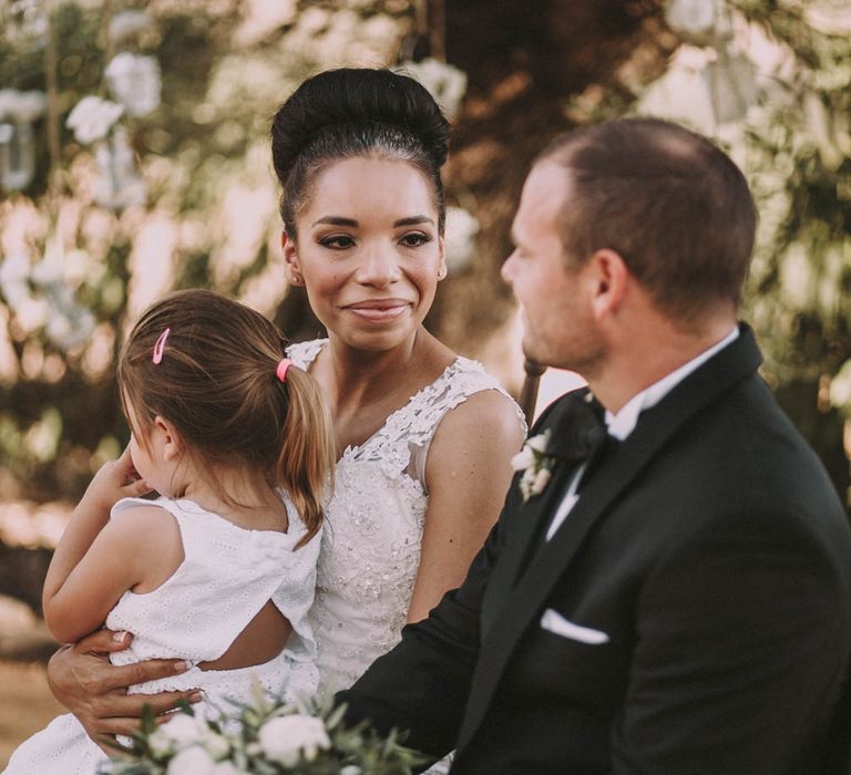 Bride, Groom & Daughter