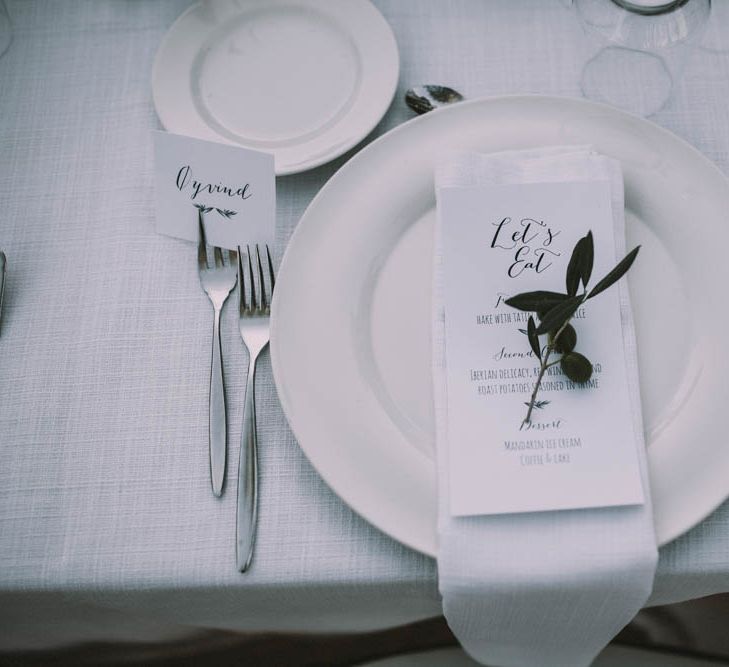 Olive Branch Place Setting