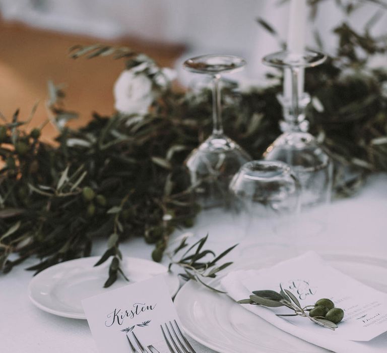 Olive Branch Table Decor