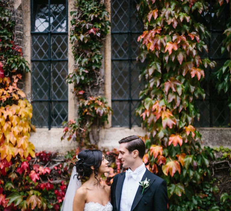 Elegant Autumnal Wedding At Rugby School With Bride In Mira Zwillinger And Groom In Tails