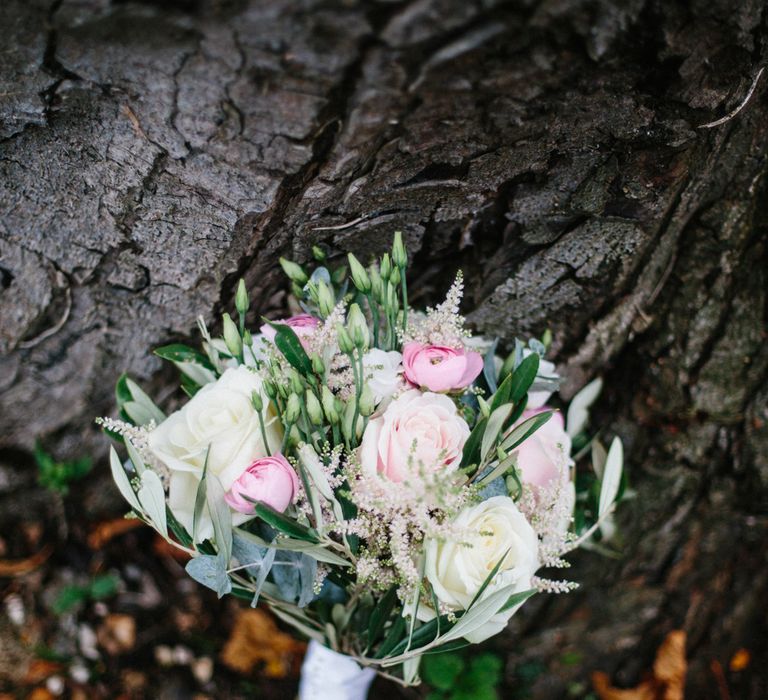 Structured Wedding Bouquet With Roses