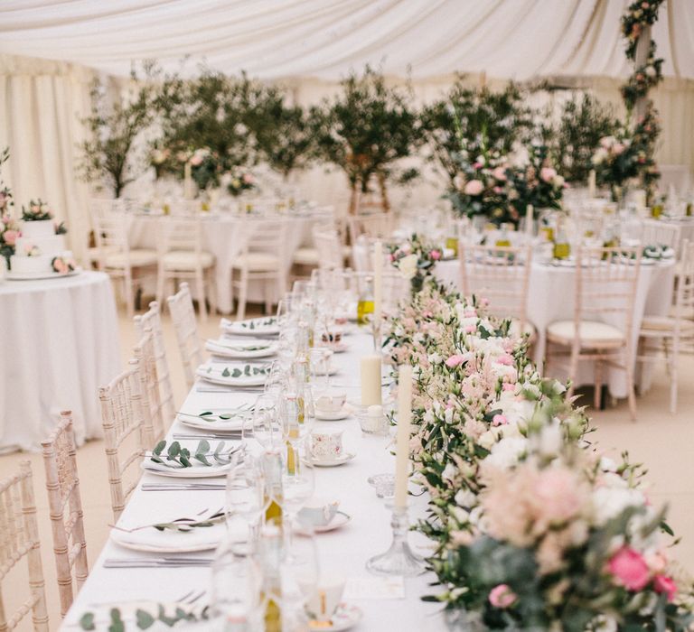 Floral Table Runner