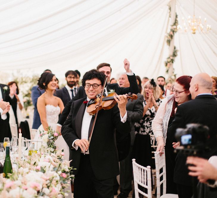 Elegant Autumnal Wedding At Rugby School With Bride In Mira Zwillinger And Groom In Tails