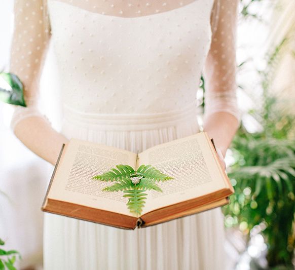 Botanical Shoot From Rodolfo Mcartney Showcasing Spanish Bridal Design With Opulent Wedding Bouquet & Bride With Fringe Diez & Bourdons Photo