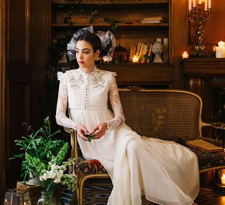 Victoriana Bridal Gown By Juana Rique