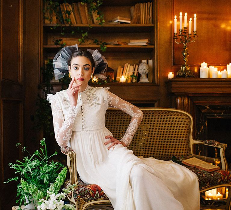 Victoriana Bridal Gown By Juana Rique