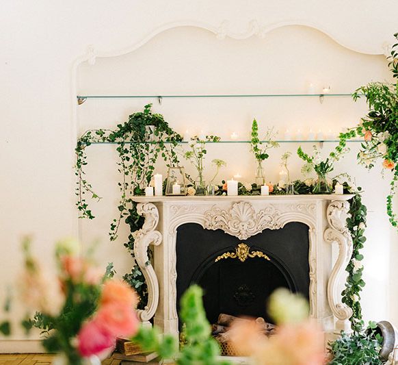 Botanical Shoot From Rodolfo Mcartney Showcasing Spanish Bridal Design With Opulent Wedding Bouquet & Bride With Fringe Diez & Bourdons Photo