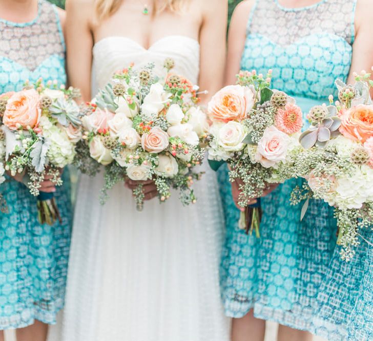 Peach & Cream Bouquets