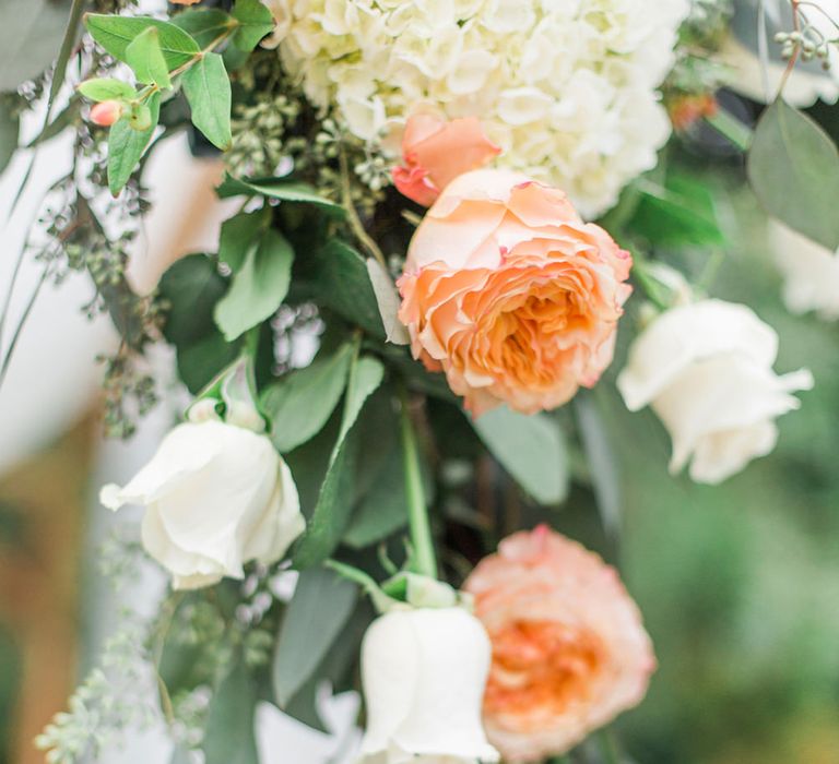 Peach & Cream Wedding Flowers