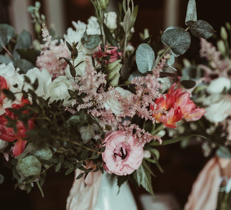 Jug of Flowers | DIY At Home Marquee Reception | Jess Soper Photography