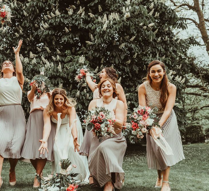 Bridal Party | DIY At Home Marquee Reception | Jess Soper Photography