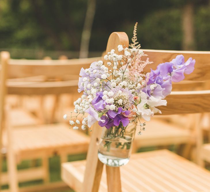 Millbridge Court Wedding Outdoor Ceremony & Pastel Flowers With Bride In Embellished Dress & Bridesmaids In Sequinned Coast Tops Images Kirsty Mackenzie