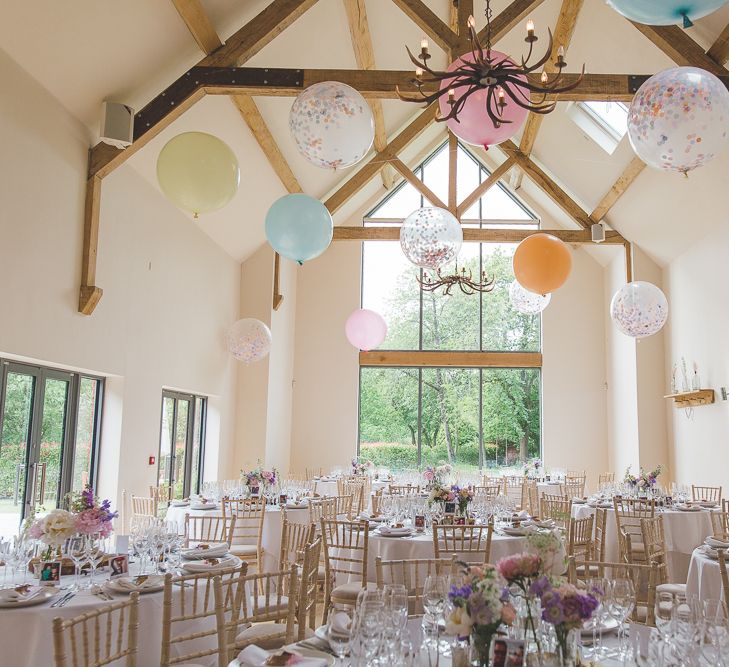 Millbridge Court Wedding Outdoor Ceremony & Pastel Flowers With Bride In Embellished Dress & Bridesmaids In Sequinned Coast Tops Images Kirsty Mackenzie