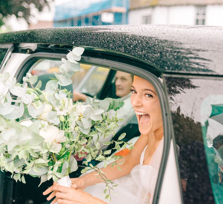 Arriving At The Church