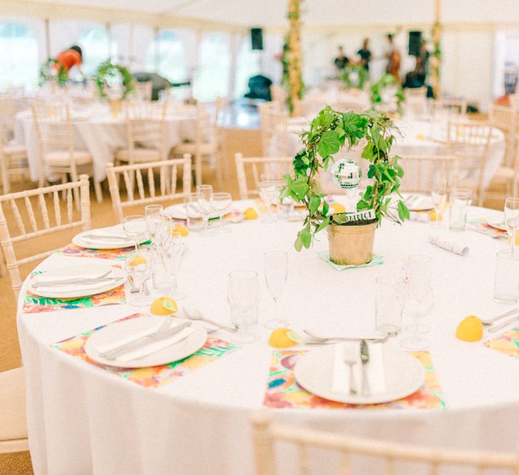 Marquee Wedding Reception