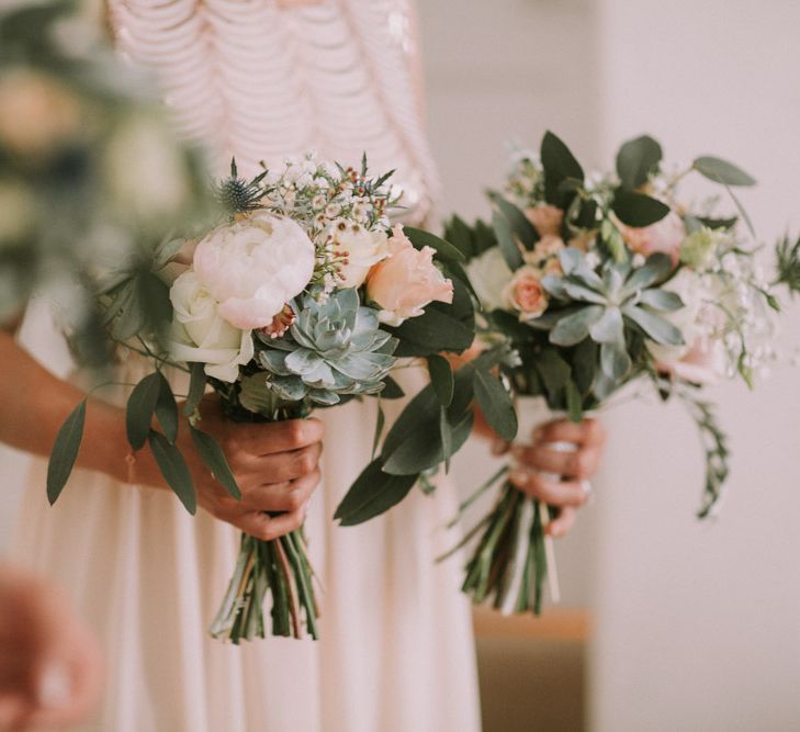 Pink & Rose Gold Colour Palette For A Pretty Wedding At Launcells Barton Bude With Bride In Maggie Sottero And Images From Rebecca Roundhill Photography