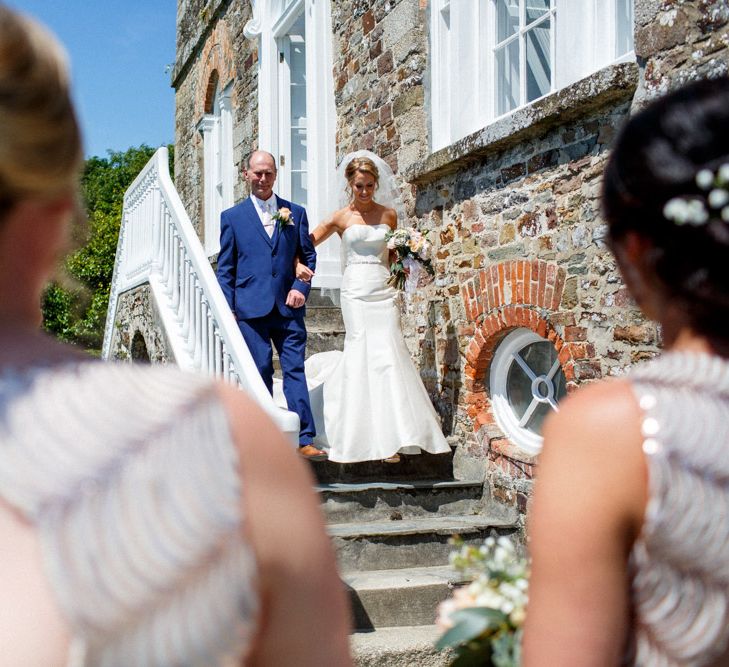 Pink & Rose Gold Colour Palette For A Pretty Wedding At Launcells Barton Bude With Bride In Maggie Sottero And Images From Rebecca Roundhill Photography