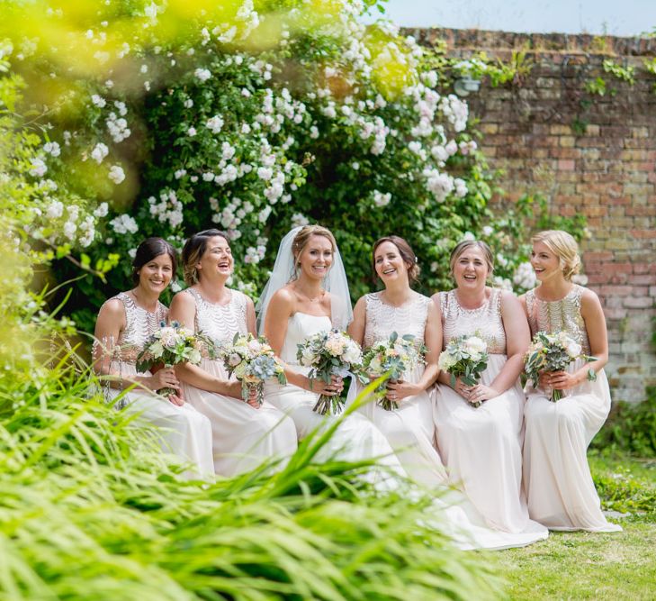 Pink & Rose Gold Colour Palette For A Pretty Wedding At Launcells Barton Bude With Bride In Maggie Sottero And Images From Rebecca Roundhill Photography