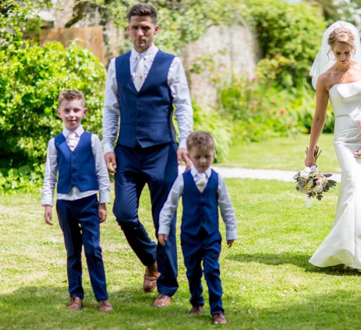 Pink & Rose Gold Colour Palette For A Pretty Wedding At Launcells Barton Bude With Bride In Maggie Sottero And Images From Rebecca Roundhill Photography