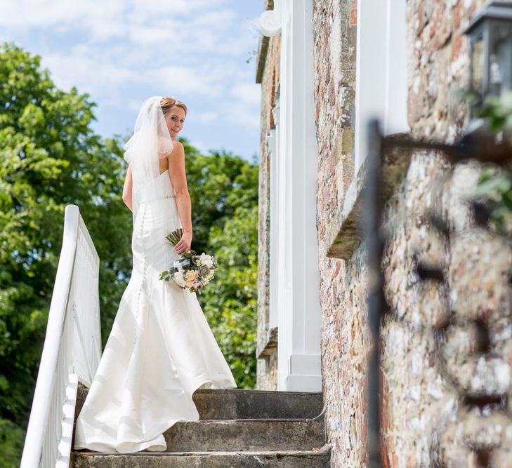 Pink & Rose Gold Colour Palette For A Pretty Wedding At Launcells Barton Bude With Bride In Maggie Sottero And Images From Rebecca Roundhill Photography