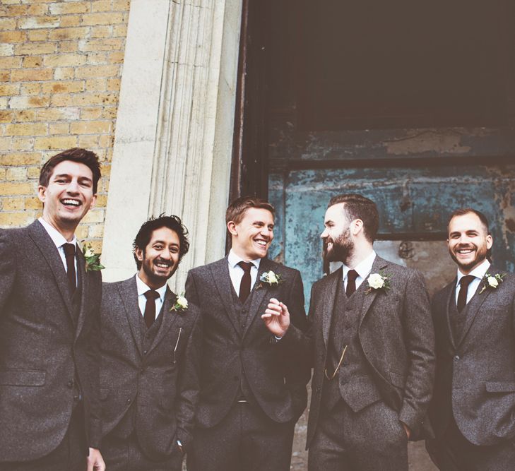 Groom & Groomsmen In Tweed