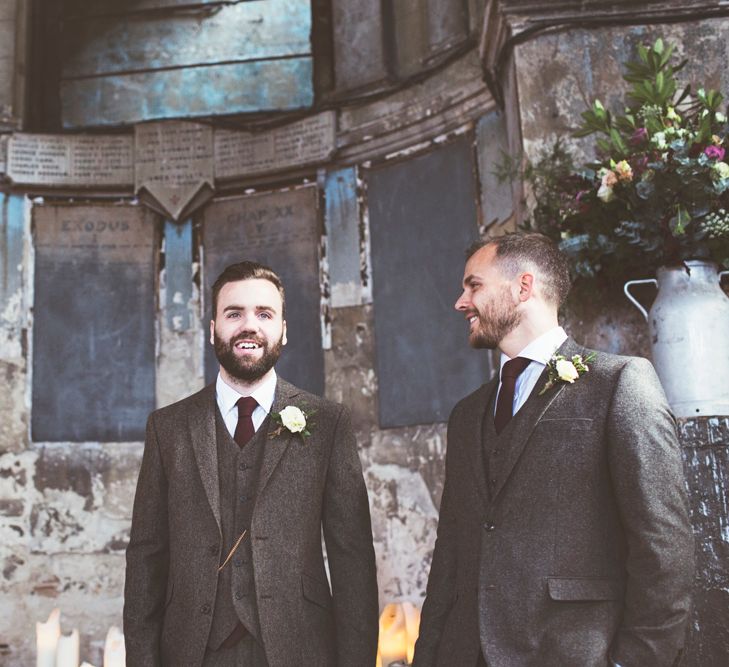 Groom & Groomsmen In Tweed