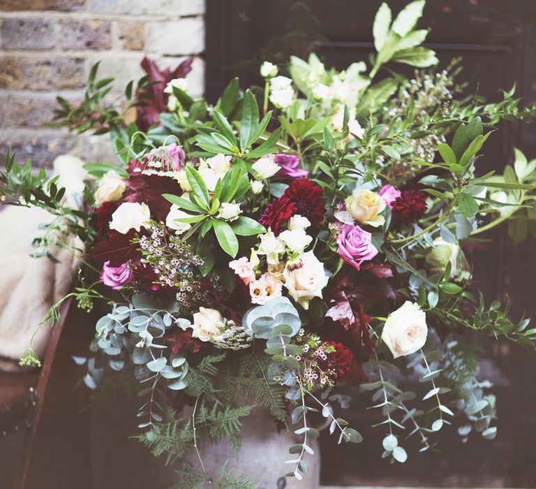 Milk Churn Full Of Flowers