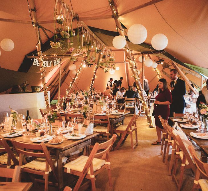 Rustic Tipi Reception | Maryanne Weddings Photography