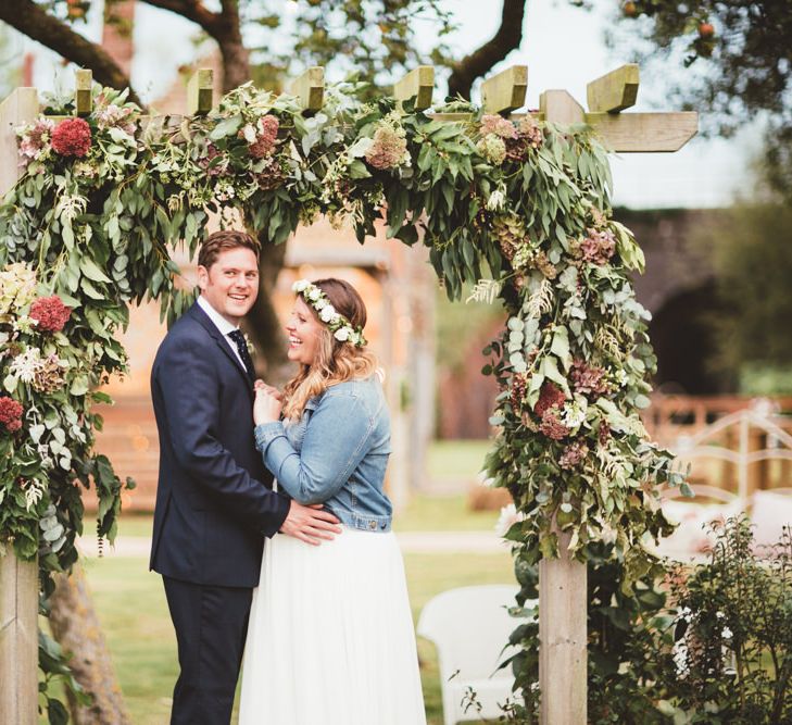 Bride in Something Old Something New Bridal Gown | Groom in Marks and Spencer Suit | Maryanne Weddings Photography