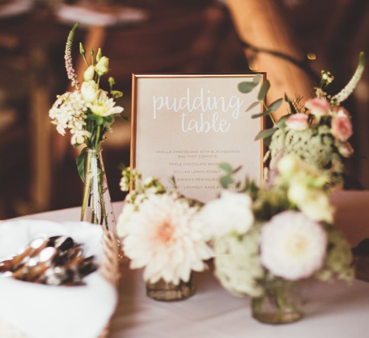 Dahlia Flower Stems in Jars | Maryanne Weddings Photography