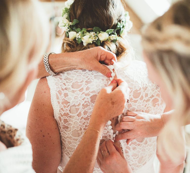 Bride in Something Old Something New Bridal Gown | Maryanne Weddings Photography