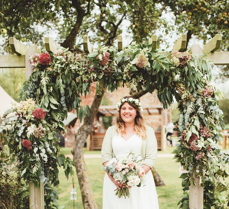 Bride in Something Old Something New Bridal Gown | Maryanne Weddings Photography