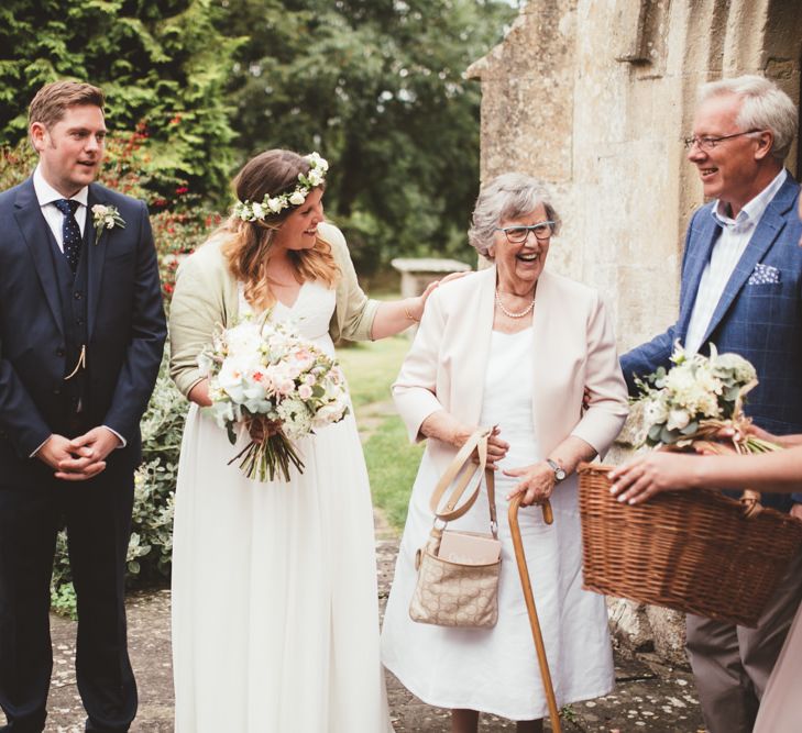 Bride in Something Old Something New Bridal Gown | Groom in Marks and Spencer Suit | Maryanne Weddings Photography