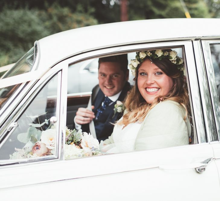 Bride in Something Old Something New Bridal Gown | Groom in Marks and Spencer Suit | Maryanne Weddings Photography