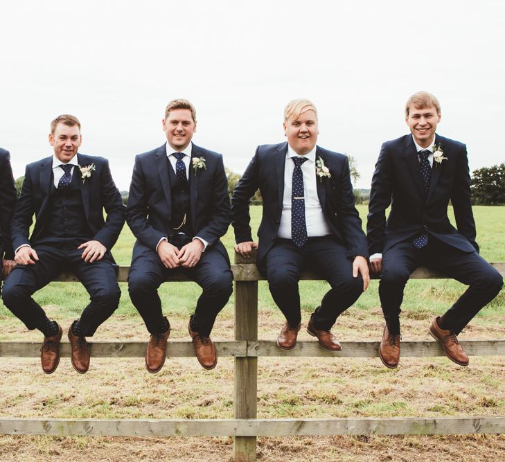 Groomsmen in Marks and Spencer Suits | Maryanne Weddings Photography