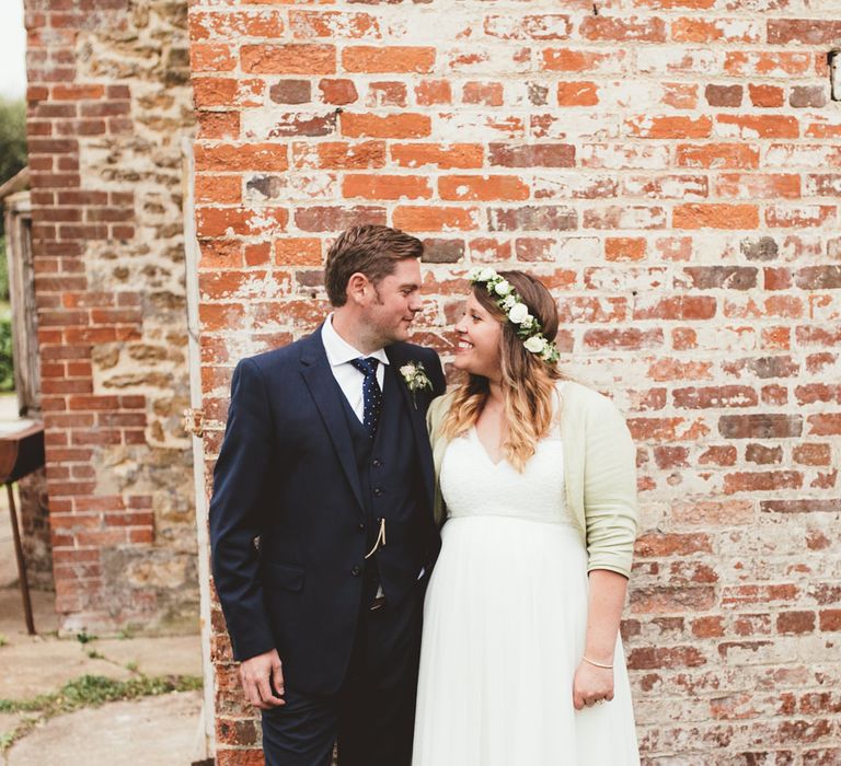 Bride in Something Old Something New Bridal Gown | Groom in Marks and Spencer Suit | Maryanne Weddings Photography